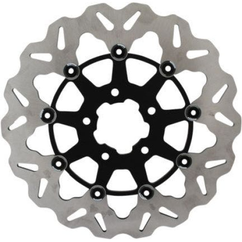 PartzBiz HD: 4415458-Galfer DF680CW-B Front Brake Rotor Full Floating 00-14 Harley Big Twin 1710-3620 17103620