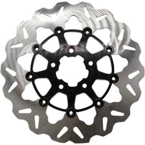 PartzBiz HD: 4415459-Galfer DF680CW-C Floating Wave 420 Stainless Steel Brake Rotor Harley 00-14