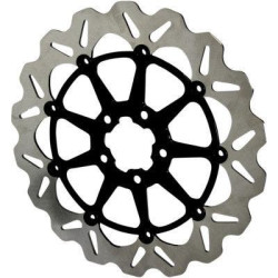 PartzBiz HD DS17103753 - Galfer DF680CWSS-B Black Wave 420 High-Carbon Stainless 13.0" Rotor Harley 00-Up