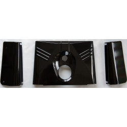 PartzBiz HD 651849 - ฝาปิดสไลเดอร์สีดำเงาไฟหน้าส้อมกระป๋องยาง Nacelle 3 ชิ้น Harley FL Softail PartzBiz HD 651849 - ฝาปิดสไลเดอร์สีดำเงาไฟหน้าส้อมกระป๋องยาง Nacelle 3 ชิ้น Harley FL Softail