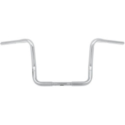 PartzBiz HD DS06012541 - Cycle Smiths 13 ” 1-1/4 ” แฮนด์บาร์ Chrome Ape Hanger Harley FLHT/X 14 ปลอกแฮนด์แบบมีความร้อน-113-W-14-H