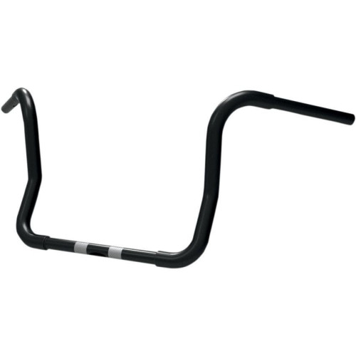 PartzBiz HD: 4415309-Khrome Werks 12" Black Fat 1-1/4" Ape Hanger Handlebars for Harley FLHT/X 08-13-300830