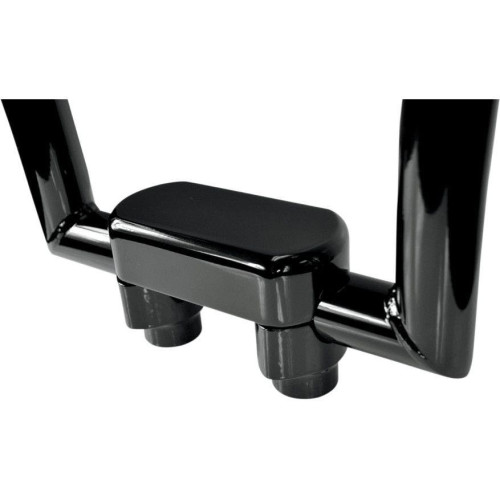 PartzBiz HD: 4415310-Drag Straight Black 1.5 ” Tall Forged Aluminium Risers พร้อมแคลมป์ 1.5 ” สำหรับ Harley | ลากพิเศษ
