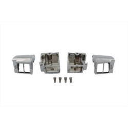 PartzBiz HD VT26-0548 - สวิตช์แฮนด์ที่อยู่อาศัยชุด Chrome Harley Softail Dyna Sportster 82-95 26-0548