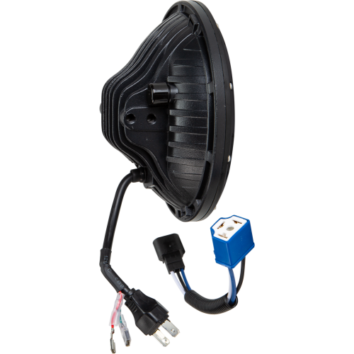 PartzBiz HD: 4415248-Harddrive Osram LED DRL Headlight 7" 130W 6000k White Angel Eyes Harley 94-Up PartzBiz HD: 4415248-Harddrive Osram LED DRL Headlight 7" 130W 6000k White Angel Eyes Harley 94-Up