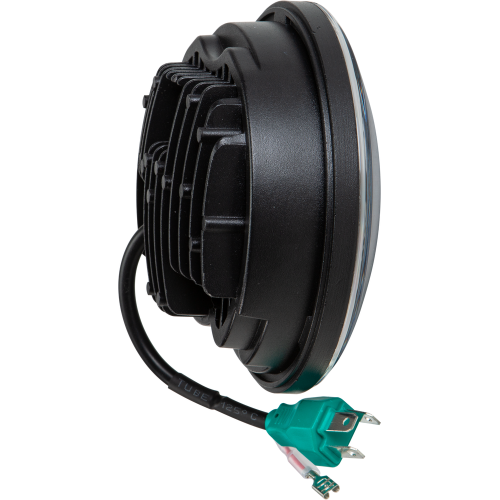 PartzBiz HD: 4415226-Harddrive ไฟหน้า LED 5.75” 75W สีดำ 3500/2000 Lumens Harley Softail Dyna FXR