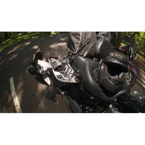 PartzBiz HD: 4415200-Hardstreet Ryt-There Saddle Bag Shelf Set Gray Harley Touring FLH FLT 05-13 PartzBiz HD: 4415200-Hardstreet Ryt-There Saddle Bag Shelf Set Gray Harley Touring FLH FLT 05-13