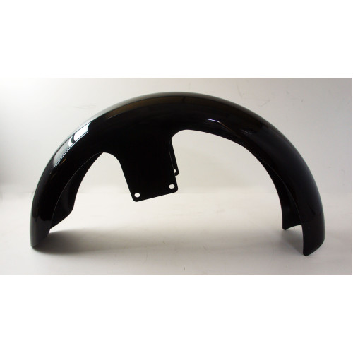 PartzBiz HD: 4415181-Hawg Halters 21" Vivid Black Painted Slim Wrapped Steel Front Fender Harley PartzBiz HD: 4415181-Hawg Halters 21" Vivid Black Painted Slim Wrapped Steel Front Fender Harley