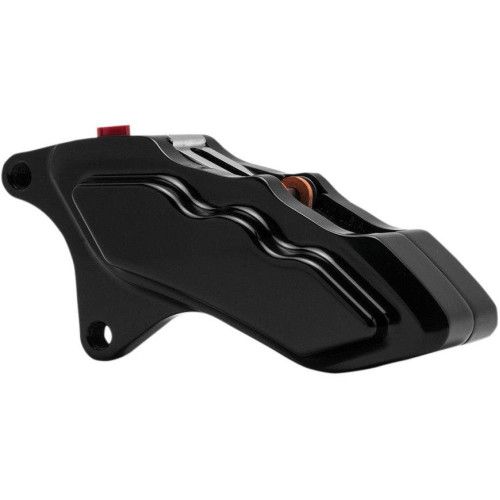 PartzBiz HD: 4415148-HHI Hawg Halters 6 Piston Black Left Side Caliper Harley Big Twin 11.5 00-16 | LHSAB6001