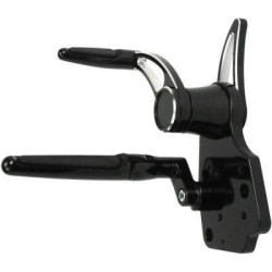 PartzBiz HD HHI-FCK-F14AS-FR-SE - Hawg Halter HHI FCK-F14AS-FR-SE ชุดควบคุมไปข้างหน้าสีดำพร้อมหมุด HD FLH 14-Up
