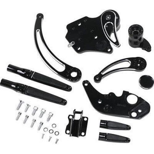 PartzBiz HD: 4415103-Hawg Halter HHI FCK-F14CS-FR-S Chrome ชุดควบคุมไปข้างหน้าพร้อมหมุด HD FLH 14-Up PartzBiz HD: 4415103-Hawg Halter HHI FCK-F14CS-FR-S Chrome ชุดควบคุมไปข้างหน้าพร้อมหมุด HD FLH 14-Up