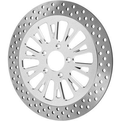 PartzBiz HD: 4415109-Hawg Halters HHI Front Brake Rotor 13" Chrome Indian Chieftain Roadmaster 14-20 ROTLFTCOBC13IC 1710-3928 17103928