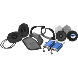 PartzBiz HD DS44050894 - Hogtunes 4 Speaker Retro 6.5 & 6x9 Lid Cut in Kit w/ 450 Watt Amp for Harley 14-23 | RETRO 450.4 KIT PartzBiz HD DS44050894 - Hogtunes 4 Speaker Retro 6.5 & 6x9 Lid Cut in Kit w/ 450 Watt Amp for Harley 14-23 | RETRO 450.4 KIT