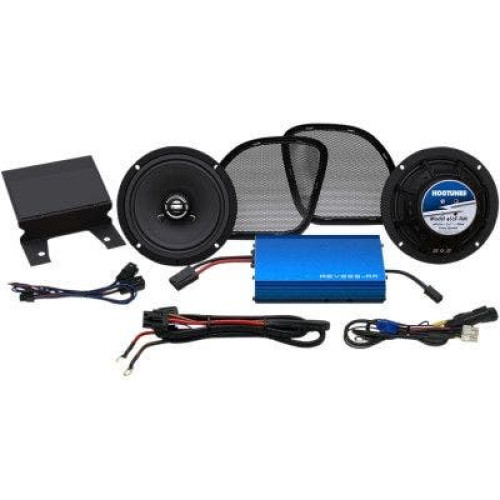 PartzBiz HD: 4414823-Hogtunes แอมป์หน้า 225 วัตต์ & ลำโพง GEN3 6.5” Harley FLHX/S 14-18 | 225 SG ชุด-RM