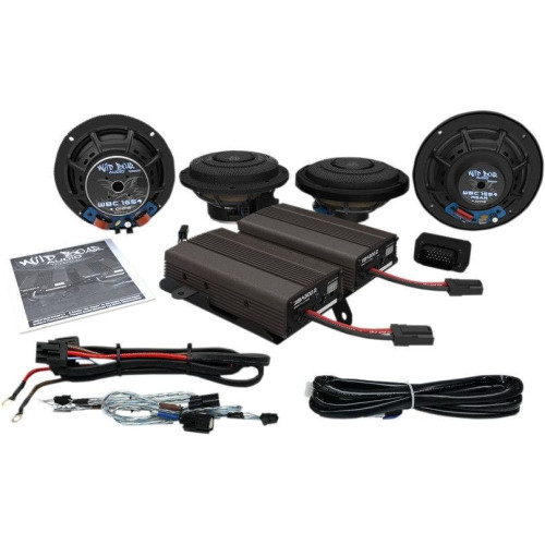PartzBiz HD: 4414767-Hogtunes Wild Boar 600 วัตต์ชุดลำโพงหน้า/หลัง 14-19 Harley Ultra CVO อัพเกรดระบบเสียง 4405-0545 44050545 PartzBiz HD: 4414767-Hogtunes Wild Boar 600 วัตต์ชุดลำโพงหน้า/หลัง 14-19 Harley Ultra CVO อัพเกรดระบบเสียง 4405-0545 44050545