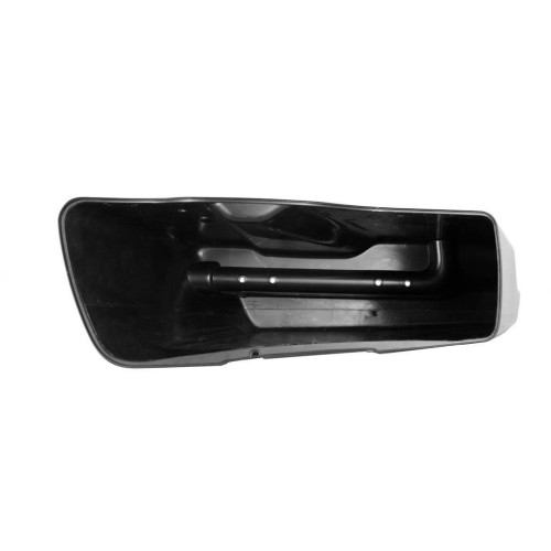PartzBiz HD: 4414756-Hogworkz 4" Stretched Dual Saddlebags w/ Lids Harley '14-'18 FLH Unpainted | HW151001