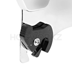 PartzBiz HD HW157222 - Hogworkz Chrome ที่วางสัมภาระ Sissy Bar ที่ถอดออกได้ง่าย Harley Touring 97-08