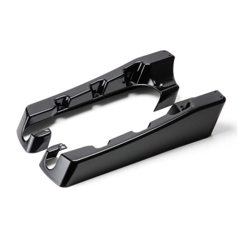 PartzBiz HD: 4414651-Hogworkz Harley 3" Saddlebag Extensions '93-'13 CVO Dual Exhaust Vivid Black | HW105150 PartzBiz HD: 4414651-Hogworkz Harley 3" Saddlebag Extensions '93-'13 CVO Dual Exhaust Vivid Black | HW105150