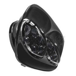 PartzBiz HD HW195022 - Hogworkz Harley Road Glide Dual 5 3/4” ไฟหน้าแบบ LED Daymaker แบบ Blackout PartzBiz HD HW195022 - Hogworkz Harley Road Glide Dual 5 3/4” ไฟหน้าแบบ LED Daymaker แบบ Blackout