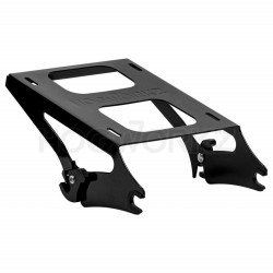 PartzBiz HD HW157116 - Hogworkz Harley Touring '09-'17 Black Detachable Two-Up Tour Pack Pak Mount | HW157116