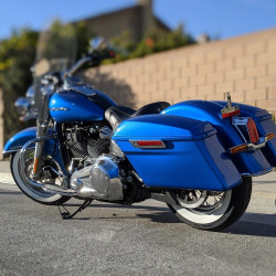 PartzBiz HD HW167219 - Hogworkz HW167219 Black Standard Saddlebag Conversion Kit Harley Softail 84-17