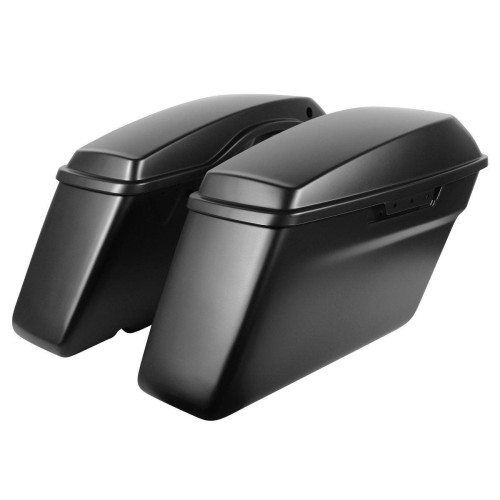 PartzBiz HD: 4414608-Hogworkz OEM Length Saddlebags w/ Lids Harley '14-'18 FLH - Denim Black | HW151107 PartzBiz HD: 4414608-Hogworkz OEM Length Saddlebags w/ Lids Harley '14-'18 FLH - Denim Black | HW151107