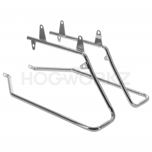 PartzBiz HD: 4414614-Hogworks Standard Saddlebag Conversion Kit w/ Chrome Brackets Harley Softail 18-Up PartzBiz HD: 4414614-Hogworks Standard Saddlebag Conversion Kit w/ Chrome Brackets Harley Softail 18-Up