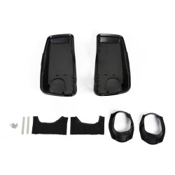 PartzBiz HD HW153001 - ฝาปิดลำโพง Hogworkz Unpaint 6 ” x 9 ” สำหรับ Harley Touring '14-'18 Saddlebags | HW153001