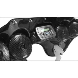 PartzBiz HD DS23300134 - Hoppe 5566 Quick Detach Fairing Speakers Jenson JHD40BT FLSTC ระบบควบคุมแฮนด์ | HDF-5566-SFT-HC