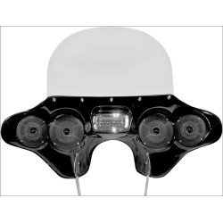 PartzBiz HD DS23300035 - Hoppe 5566 Quick Detach Fairing พร้อมลำโพง Jenson Stereo JHD40BT FLHR | HDF-5566