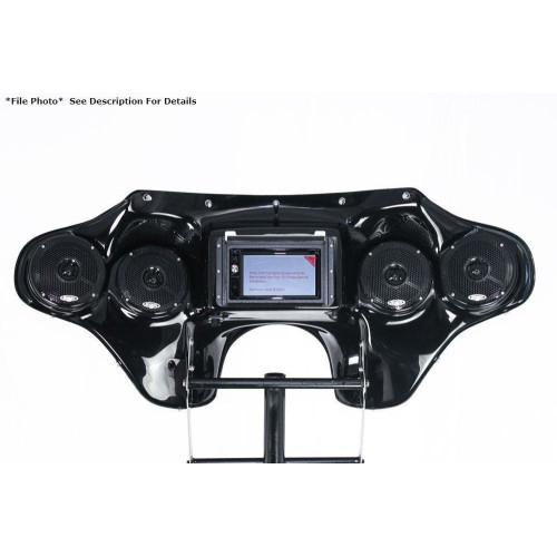 PartzBiz HD: 4414545-Hoppe Industries HPKT-0057A แฟริ่งหน้าจอสัมผัสพร้อมลำโพง 15-19 Harley FLRT ระบบเสียง Freewheeler เสียงวิทยุแบบกำหนดเองสเตอริโออัพเกรด