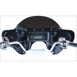PartzBiz HD DS23300130 - Hoppe Sportzilla Quick Detach Fairing Speakers FLSTC/F พร้อมระบบควบคุมแฮนด์ | HDF-SPTZ-SFT-HC