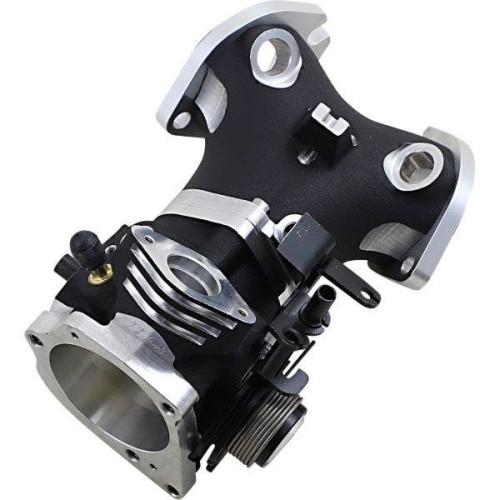 PartzBiz HD: 4414508-Horsepower Inc 58mm Throttle Body 1.80" Intake Stock Fit Harley Twin Cam 96 103 06-17 1022-0235 10220235 HPI-58D6-18 electra road street glide king narrow super wide dyna softail night train heritage fat boy bob slim best for upgrade efi