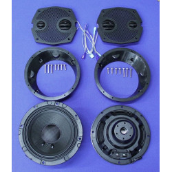 PartzBiz HD HR13-6712GTM-XXR - J&M Rokker XXR 6.71 Batwing Fairing Speaker Kit 2 Front Speakers FLTR 98-13 HR13-6712GTM-XXR best for buy 