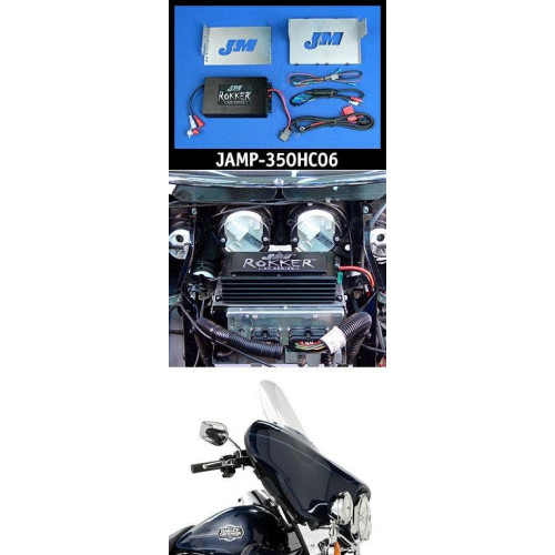 PartzBiz HD: 4414381-J&M ROKKER XXR 350 วัตต์ 2-Channel Amp Kit 06-13 Harley Street Glide Ultra FLH/X | แจมป์-350HC06 PartzBiz HD: 4414381-J&M ROKKER XXR 350 วัตต์ 2-Channel Amp Kit 06-13 Harley Street Glide Ultra FLH/X | แจมป์-350HC06