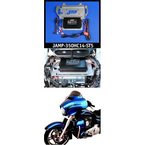 PartzBiz HD: 4414385-J&M ROKKER XXR 350 Watt 2-Channel Stage 5 Amp Kit 14-19 Harley Batwing Electra Ultra PartzBiz HD: 4414385-J&M ROKKER XXR 350 Watt 2-Channel Stage 5 Amp Kit 14-19 Harley Batwing Electra Ultra