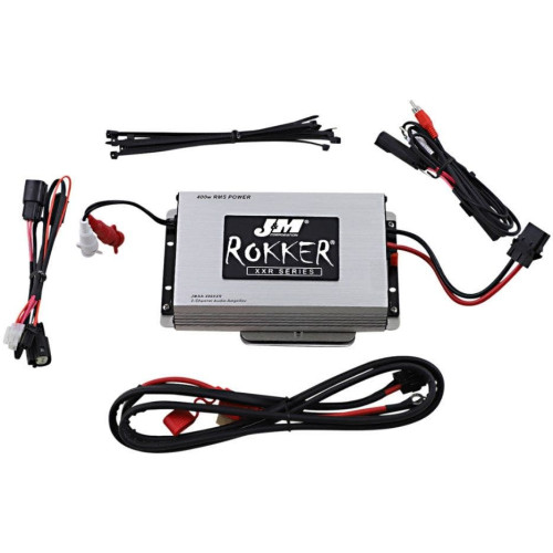 PartzBiz HD: 4414387-J&M ROKKER XXR 400W 2-CH 400W 2-Channel Amplifier Kit Harley Road Glide 15-20 PartzBiz HD: 4414387-J&M ROKKER XXR 400W 2-CH 400W 2-Channel Amplifier Kit Harley Road Glide 15-20