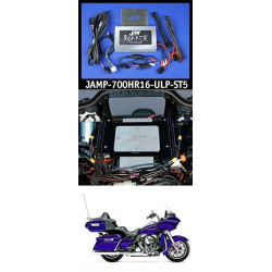 PartzBiz HD JAMP-800HR16-ULP-ST5 - J&M ROKKER XXRP 800w Watt 4 Channel DSP Stage 5 Amp kit 16-20 FLTRU Ultra JAMP-800HR16-ULP-ST5 road glide davidson