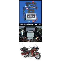 PartzBiz HD JAMP-800HR15-ULP-CVO - J&M ROKKER XXRP DSP Stage 5 800w Watt 4-Ch Amplifier Kit 15-20 Harley FLTRUSE JAMP-800HR15-ULP-CVO davidson sound system best for