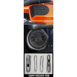 PartzBiz HD JAWH-HSGU06-SDB - J&M Saddlebag-Lid or Rear-Pod Speaker Wire Harness kit 98-13 Harley JAWH-HSGU06-SDB