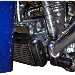 PartzBiz HD WP821-2006 - Jagg Black Horizonal Low Mount 10 Row Oil Cooler Kit Harley Touring 84-08 | 750-2300 PartzBiz HD WP821-2006 - Jagg Black Horizonal Low Mount 10 Row Oil Cooler Kit Harley Touring 84-08 | 750-2300