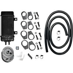 PartzBiz HD WP821-2004 - Jagg Chrome Wideline 10 Row Vertical Frame Mount Engine Oil Cooler Harley 84-16 | 750-2080 PartzBiz HD WP821-2004 - Jagg Chrome Wideline 10 Row Vertical Frame Mount Engine Oil Cooler Harley 84-16 | 750-2080