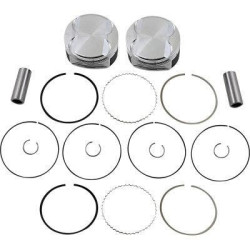 PartzBiz HD DS09106010 - JE Pistons 370245 Dish 4.125" 117ci Big Bore Piston Set Harley M8 17-Up best new engine motor performance upgrade forged touring bagger dresser softail dyna motorcycle replacement big bore PartzBiz HD DS09106010 - JE Pistons 370245 Dish 4.125" 117ci Big Bore Piston Set Harley M8 17-Up best new engine motor performance upgrade forged touring bagger dresser softail dyna motorcycle replacement big bore