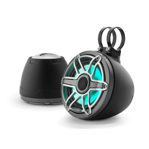 PartzBiz HD: 4414216-JL Audio ระบบโคแอกเชียลแบบปิดขนาด 6.5 นิ้ว W/LED Matte Black Enclosure Sport Grille PartzBiz HD: 4414216-JL Audio ระบบโคแอกเชียลแบบปิดขนาด 6.5 นิ้ว W/LED Matte Black Enclosure Sport Grille