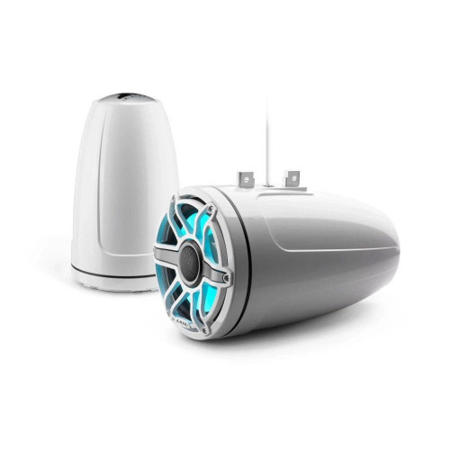 PartzBiz HD: 4414160-JL Audio 8.8-Inch Enclosed Tower Coaxial System W/Transflective LED; Gloss White Sport Grille