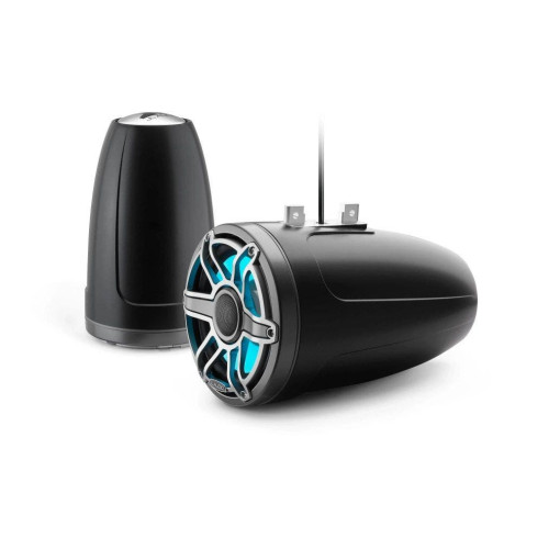 PartzBiz HD: 4414161-JL Audio 8.8-Inch Enclosed Tower Coaxial System W/Transflective LED; Satin Black Sport Grille