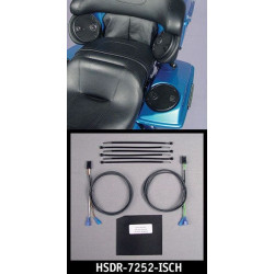 PartzBiz HD HSDR-7252-ISCH - J&M REAR Speaker In-Series Wiring kit 06-13 Harley w/Pods & Bags Speakers | HSDR-7252-ISCH