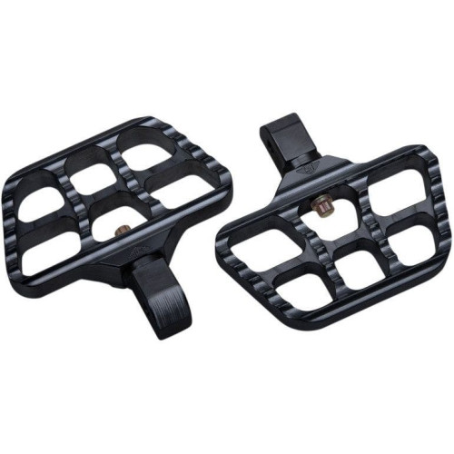 PartzBiz HD: 4414026-Joker Machine 08-644-7B สีดำ Mini Passenger Floorboards 18-19 Harley Softail หมุดเท้ารถจักรยานยนต์บอร์ด 16210920 1621-0920
