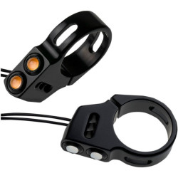 PartzBiz HD DS20201299 - Joker Machine สีดำ 39 มม.Fork Mount LED ด้านหน้า Rat Eye Amber Turn สัญญาณ Harley | 05-200-1B PartzBiz HD DS20201299 - Joker Machine สีดำ 39 มม.Fork Mount LED ด้านหน้า Rat Eye Amber Turn สัญญาณ Harley | 05-200-1B