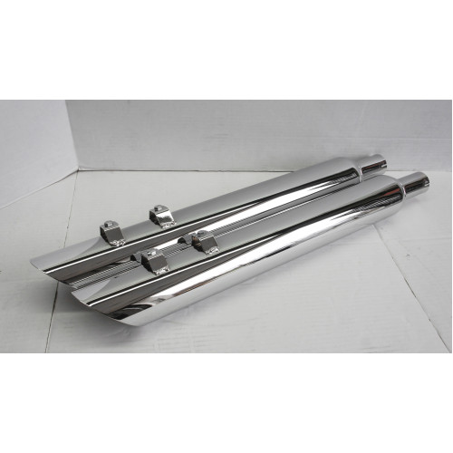 PartzBiz HD: 4413933-Jones Exhaust Full Boar Slash Down Slip-On Muffler 1.75" Baffle Harley FLH 2017 | JAC31230MC134-17 PartzBiz HD: 4413933-Jones Exhaust Full Boar Slash Down Slip-On Muffler 1.75" Baffle Harley FLH 2017 | JAC31230MC134-17